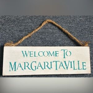 Welcome to margaritaville Wall sign - 12 inch by 4 inch